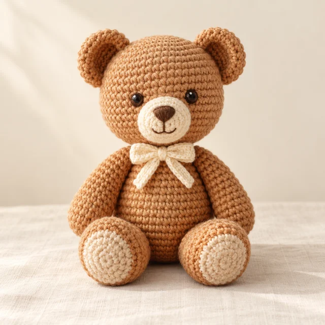Teddy bear crochet design inspiration